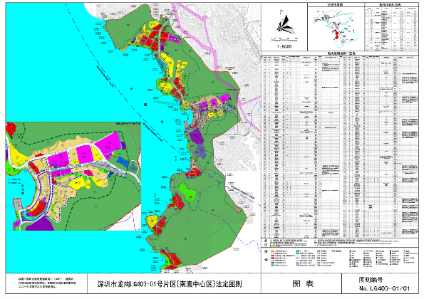 北起水头沙,南至鹅公湾,西临大鹏湾,东至七娘山,包括下企沙,南澳墟镇